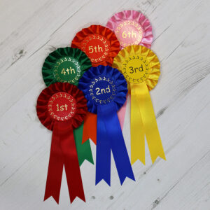 1st – 6th Place 1 Tier Rosette Pack