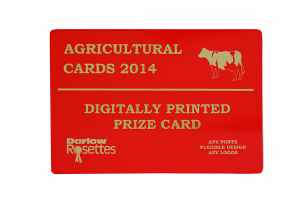 Agricultural Prize cards