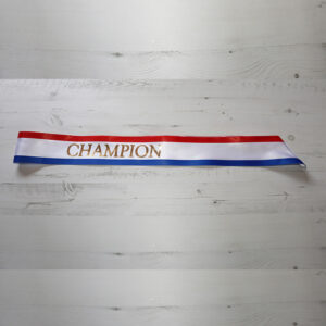 Exclusive Champion sash