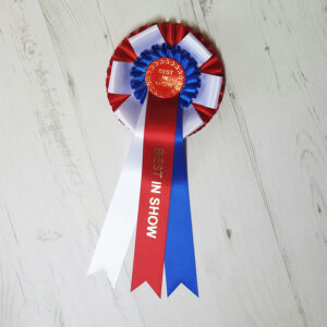 Best in Show design with option to have your own text on tail