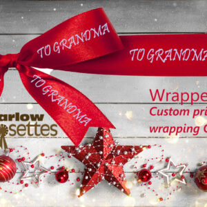 Your very own printed wrapping ribbon