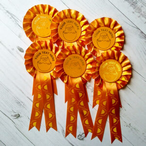 1 – tier Easter Rosettes  FREE PRINTING
