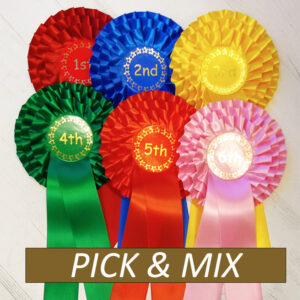 3-tier pick and mix rosettes